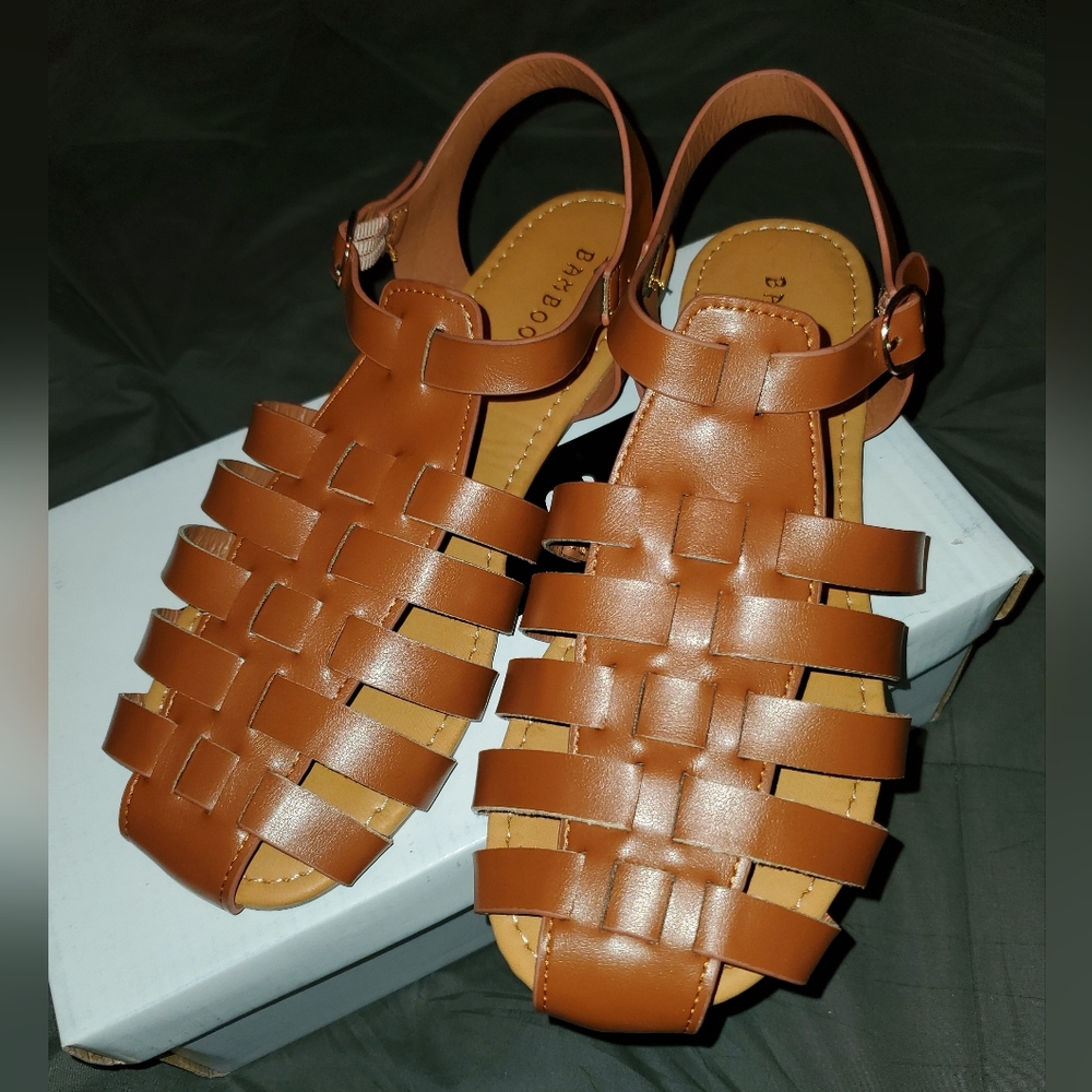 BAMBOO Tan Women Sandals